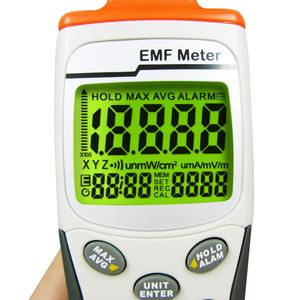 เครื่องวัดรังสีอิเล็กโทรสโมคไมโครเวฟแบบขายส่ง ช่วงการวัด 38mV ถึง 11V/m เครื่องวัดความแรงสนามแม่เหล็กไฟฟ้า 3 แกน ผลิตในไต้หวัน - Product Image 6