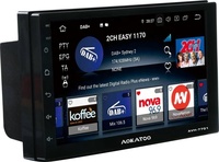 Reproductor de MP3 para coche Radio estéreo 1DIN Soporte con Radio para coche AM FM RDS DAB + Estéreo DSP