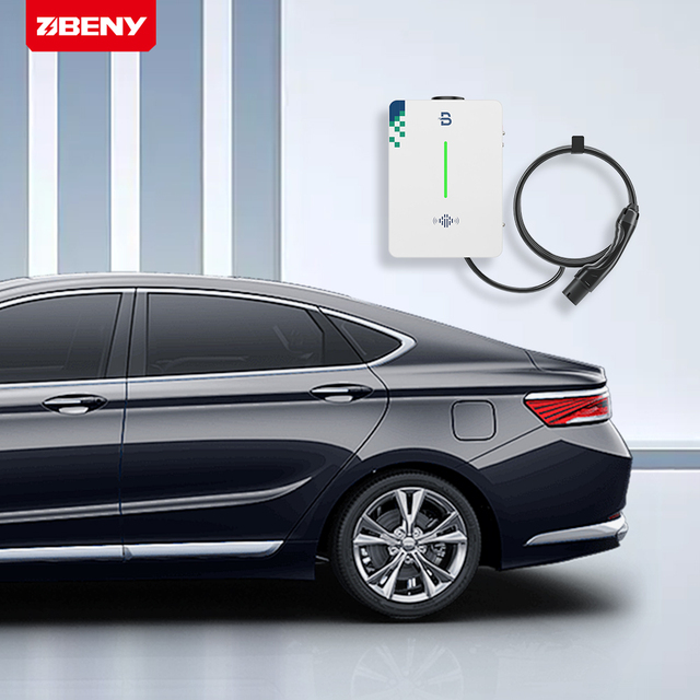 BENY Electric Car Charger Fast Charging White Ev Wall Charger 7kw 32 Amp Type 2 GB/T 1-Phase 230v Ev Charger