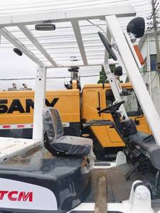 Buen estado Usado <span class=keywords><strong>TCM</strong></span> FD70 FD80 FD100 7 <span class=keywords><strong>Ton</strong></span> <span class=keywords><strong>8</strong></span> <span class=keywords><strong>Ton</strong></span> 10 <span class=keywords><strong>Ton</strong></span> Carretilla elevadora con palanca de cambios lateral - Product Image 6