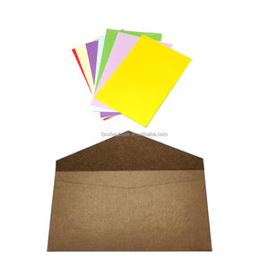 Offre Spéciale luxe petite entreprise cadeau de voeux carte de remerciement <span class=keywords><strong>papier</strong></span> irisé plat bureau C7 enveloppes pour timbres d'invitation - Product Image 3