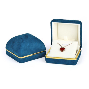 Wholesale Manufacturer Square Velvet Jewelry <b>Box</b> Customized Jewelry Pendants Earrings Necklaces <b>Rings</b> <b>Box</b> for Wedding Engagement - Product Image 2