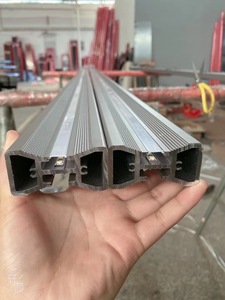 خزانة ملابس منخفضة السعر مزودة بنظام الأقطاب من الألومنيوم سهلة التركيب مع إطار معدني خزانة خزانة ملابس مخزنة من الألومنيوم - Product Image 4