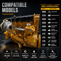 Ensemble moteur d'excavatrice 3066 3306 3406 C13 C15 C18 C27 Moteur diesel pour excavatrice CAT Pièces de rechange OEM Garantie de 6 mois