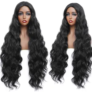 X-TRESS In Stock Long Curly Synthetic Hair Wig For Women Party Natural Style Synthetic Wig Heat Resistant Synthetic Hair