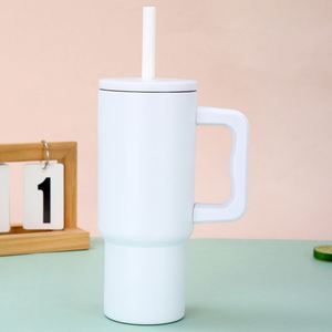 40oz Car <b>Travel</b> H4.0 <b>Handle</b> Tumbler Vacuum <b>Mug</b> Lid Straw Non-Slip Base OEM ODM Custom Design - Product Image 6