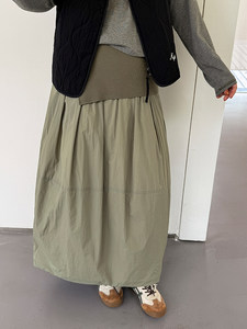 Falda de Dos Piezas Ligera y Gruesa, Resistente al Viento y Cálida para Invierno, Talla Grande para Mujer - Product Image 5