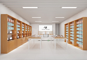 Nouvelle conception de mobilier d'exposition pour magasin de téléphonie mobile, design moderne d'intérieur 3D, décoration de magasin de téléphonie mobile - Product Image 2