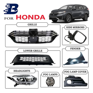 กรอบกันชนหน้าสำหรับรถยนต์, อุปกรณ์ตกแต่งรถยนต์ทำจากอะลูมิเนียมอัลลอยสำหรับ <span class=keywords><strong>Honda</strong></span> Civic City Accord CRV - Product Image 5