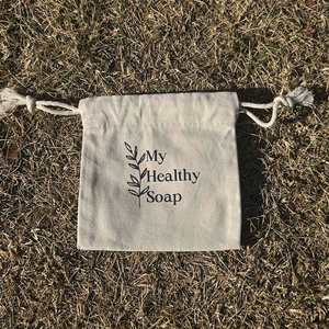 Emballage personnalisé avec logo pour sac à poussière en coton biologique réutilisable avec cordon de serrage, sac à poussière biodégradable de haute qualité - Product Image 4