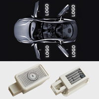 Neues Design: Verstellbare Kabellose LED-Autotür-Willkommensbeleuchtung mit Individuellem Logo für Alphard Hilux