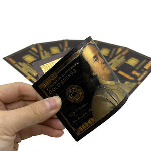 <span class=keywords><strong>Prix</strong></span> compétitif Billets de banque en plastique polymère plaqués <span class=keywords><strong>or</strong></span> noir 100 <span class=keywords><strong>dollars</strong></span> - Product Image 3