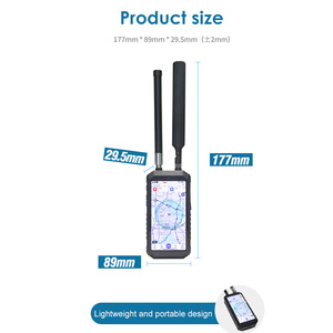 เครื่องตรวจจับตำแหน่งนักบิน UAV แบบมือถือ3กม. 300MHz ~ 6GHz ตำแหน่งนักบินของโดรน FPV และการวิเคราะห์การกำจัด - Product Image 6