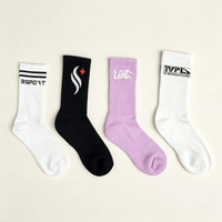 Chaussettes de cyclisme de haute qualité pour équipes, respirantes, avec soutien de la voûte plantaire et coussinets, idéales pour l'entraînement