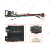 Adaptateur de câble de faisceau de câblage d'alimentation d'autoradio à 16 broches avec Canbus pour câble de rechange stéréo Lifan X50 (2014-2019)