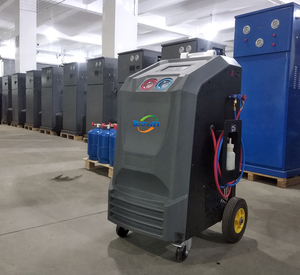 Máquina de Recuperación y Recarga de Refrigerante para Aire Acondicionado Totalmente Automática, Modelo Brown <span class=keywords><strong>AC750</strong></span>, para Mantenimiento y Reparación de Aire Acondicionado de Automóviles - Product Image 5