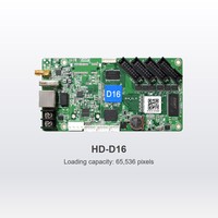 Carte de contrôle d'affichage LED asynchrone HD-D16 D18 C08L C16L C16H, prix de gros, contrôleur d'écran LED couleur Huidu