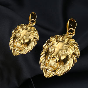 아이스 아웃 Cz 기도 손 스테인레스 스틸 파라오 Charn 콥틱 Ankh 크로스 펜던트 종교 예수 조각 보석 사자 펜던트 남자 - Product Image 3