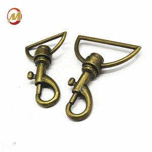 21MM En Laiton Antique Couleur Sac À Main Fournisseurs De Matériel Personnalisé Chien Mousqueton Pivotant - Product Image 5