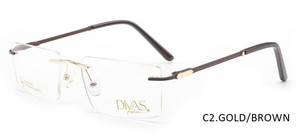 Monture <span class=keywords><strong>de</strong></span> lunettes carrée sans monture <span class=keywords><strong>de</strong></span> haute qualité, ultra-légère, <span class=keywords><strong>grande</strong></span> monture, lunettes métalliques pour hommes d'affaires, adaptées au travail - Product Image 2