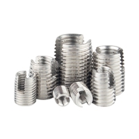 Alambre de bobina helicoidal de acero inoxidable OEM de alta calidad personalizado tipo ranurado inserto de rosca tornillo autorroscante