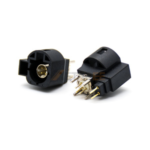 Connecteur mâle HSD 4+2 broches, code A, droit, montage traversant sur circuit imprimé, 100 Ohm, 6 Gbit/s, 5 A, pour applications automobiles, haute vitesse de transfert de données - Product Image 4