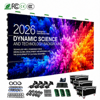 Layar LED Tahan Air untuk Luar Ruangan, Sewa Layar LED P2.6 P2.9 P3.91, Video Wall LED HD Indoor, Refresh Rate Tinggi untuk Acara Konser Gereja