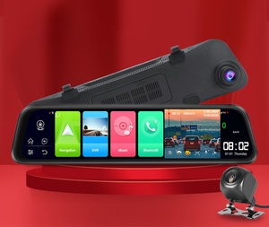 12 "dvr câmera de ré, tela touch, 4g, câmera de retrovisor, <span class=keywords><strong>android</strong></span> 8.1 adas, sistema wi-fi, gps, lente dupla, espelhos de visão - Product Image 1