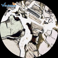 Microscope Prepared Slides 100pcs Mixed Science Survey Microscope Mineral Thin Section Slides Set