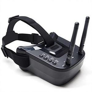 VR009 <b>RC</b> Goggles Model Signal Receiving Antenna Metal Construction Universal Spare Accessory For <b>RC</b> Waterborne Model - Product Image 1