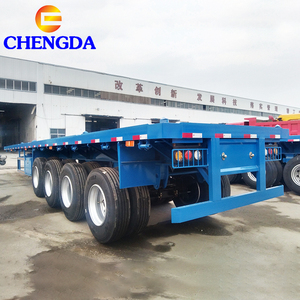 <span class=keywords><strong>Remolque</strong></span> <span class=keywords><strong>de</strong></span> Plataforma Plana <span class=keywords><strong>de</strong></span> Aluminio <span class=keywords><strong>de</strong></span> <span class=keywords><strong>Segunda</strong></span> <span class=keywords><strong>Mano</strong></span> <span class=keywords><strong>de</strong></span> Alta Capacidad con 3 Ejes y 4 Ejes <span class=keywords><strong>de</strong></span> 40 pies para Transporte <span class=keywords><strong>de</strong></span> Contenedores <span class=keywords><strong>de</strong></span> Acero - Product Image 1