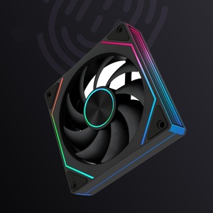 Ventilador de PC para Juegos, Colorido, con Diseño de Espejo Lateral, Bloque de Plástico, 120 mm, Ventilador de Refrigeración para PC, con Diseño de CD - Product Image 5