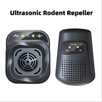 Repelente Ultrasónico de Roedores Enchufable con Luz Repelente, Seguro para Mascotas y Niños, Disuasor de Plagas para Interiores contra Ratones e Insectos