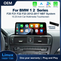 Pantalla de Repuesto para Radio de Coche de 10.25 Pulgadas y 1920*720 para BMW Serie 1/2 F20/F21/F22 NBT 2013-2017, CarPlay Inalámbrico y Android