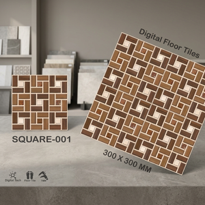 Pierre de sable 300x300mm Carreaux de sol en céramique design Poinçon gaufré Rectifié Rustique Brillant Glacé 12x12 Finition en porcelaine mate - Product Image 2