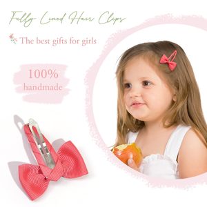 Lazo de cinta hecho a mano Wowei, lazos para el cabello para niños pequeños, pinzas para el cabello, accesorios para el cabello para niños, niñas pequeñas - Product Image 5