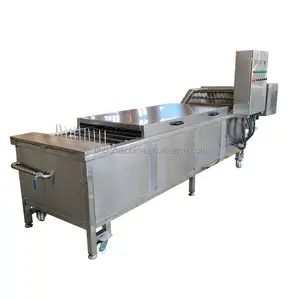 Gas Hot Corn Dog Continuous Fryer Hot Dogs Continuous Frying Machine Korean Cheese Hot-dog Deep Fryer