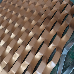 מותאם אישית 4 * 10ft מגולוון חוט נירוסטה חוט תקרה יהלום מורחבת רשת מתכת עבור מגדת קישוט מחורר - Product Image 5