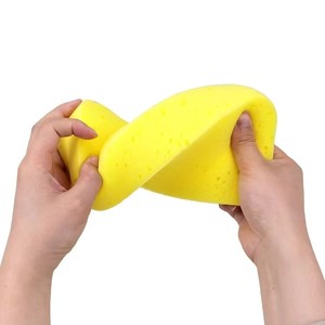 Spugna Rettangolare Gialla per Lavaggio Auto, Tampone in Schiuma Morbida per Pulizia, Applicatore Assorbente Anti-Graffio per la Cura del Veicolo - Product Image 2