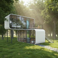 Mini bureau mobile de haute qualité, capsule de bureau mobile, mini maison préfabriquée, pods de bureau à domicile, maison de type cabane Apple