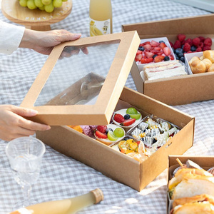 La migliore carta rettangolare personalizzata per andare a ciotola contenitori di carta per finestre per Mousse di caramelle - Product Image 3