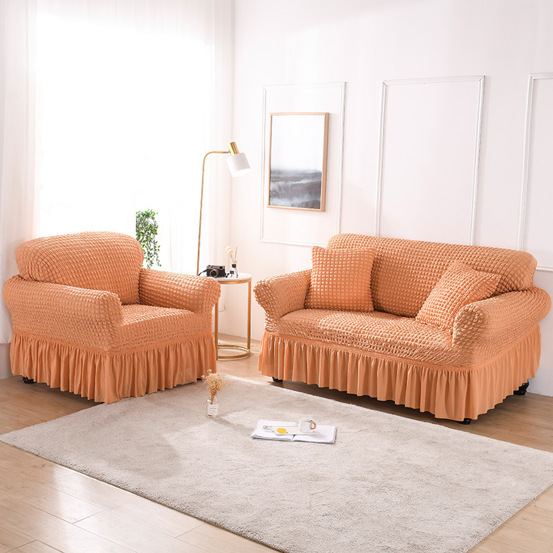 Durable Elastic Sofa Slipcover Printed Geometric