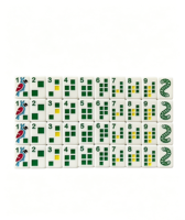 Jeu de Mahjong Américain Personnalisé en Acrylique Thème Patins à Roulettes Graffiti Rétro avec Design Artistique Peinture Colorée