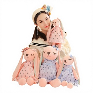 Peluche Lapin Anan, Adorable Lapin Doux, Compagnon de Sommeil, Coussin à Câliner, Cadeau d'Anniversaire pour Filles, Vente en Gros, Âges 8-13 - Product Image 1