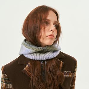 Automne hiver dames femmes multicolore mélange de <span class=keywords><strong>laine</strong></span> acrylique <span class=keywords><strong>tricot</strong></span>é masque de Ski cagoule <span class=keywords><strong>Snood</strong></span> - Product Image 3