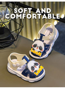 Sandales d'été pour bébé, respirantes, imperméables, antidérapantes, plates, avec boucle et semelle souple et légère - Product Image 4