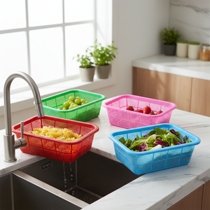 CASAMAX WL AK-2551 Colino in Plastica 3L con Cestello, Colori Assortiti, Elegante, Ecologico, Classico, Lussuoso, Premium, Portatile, 1 Pezzo - Product Image 3