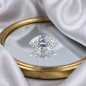 Diamant de laboratoire de 0,50 ct, taille marquise, pureté VVS1, excellente taille, certifié IGI, couleur D, pour mariage et fiançailles - Product Image 1
