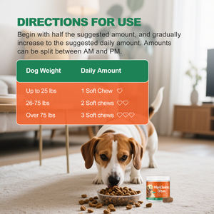 Superventas perro suave masticar cadera suplemento para perros glucosamina alivio del dolor trata avanzada condroitina suplemento para perros - Product Image 5