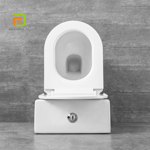 Ensemble <span class=keywords><strong>WC</strong></span> et lavabo sur pied <span class=keywords><strong>pour</strong></span> salle de bain, petite taille, chasse d'eau directe, deux pièces, vente chaude - Product Image 3